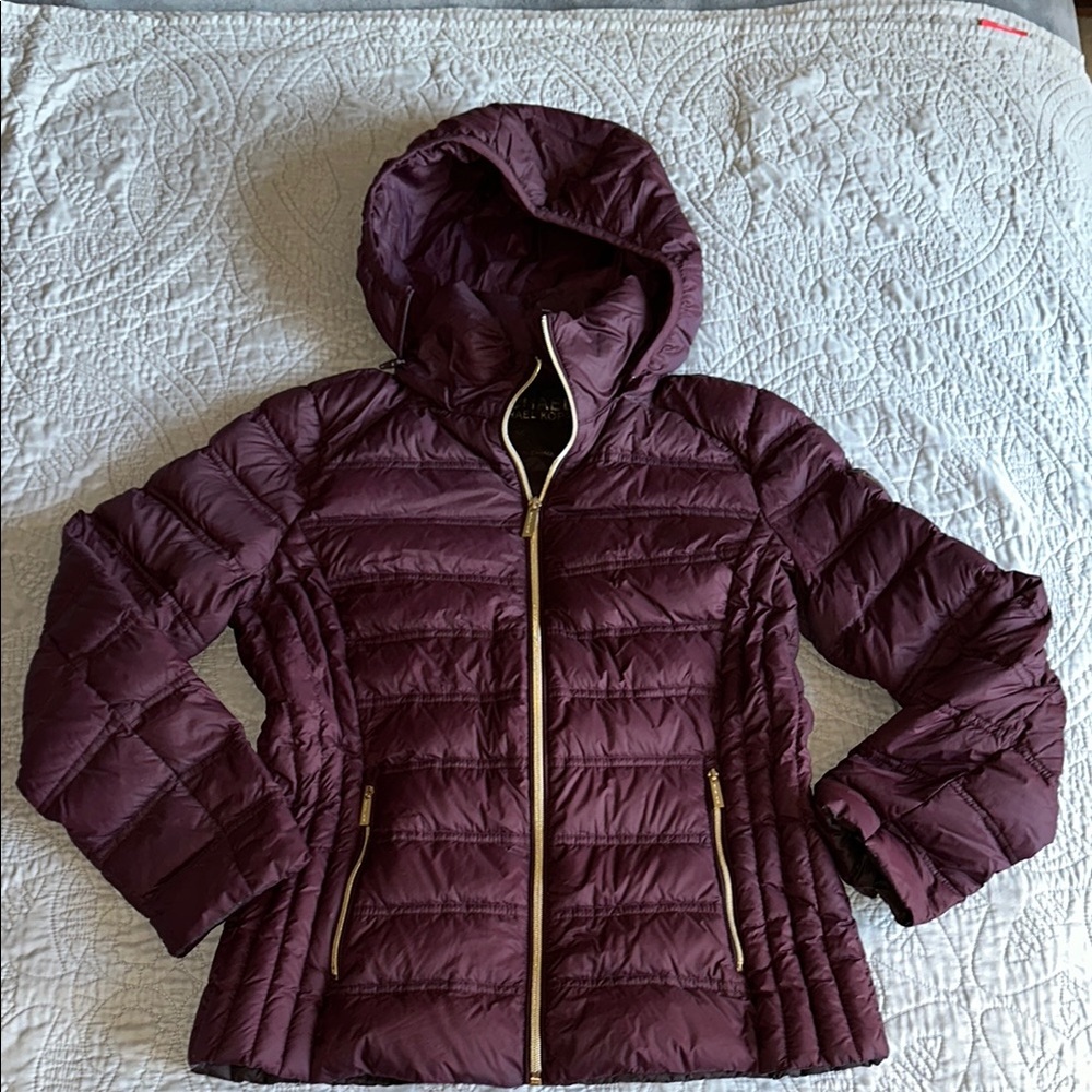 Women's maroon Quilted Jacket